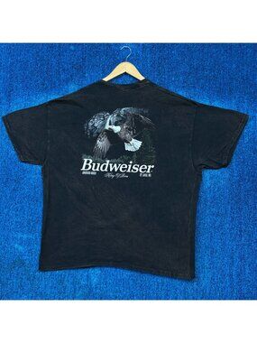 Budweiser “King of Beers” Graphic Mineral Wash T-Shirt Size XXL